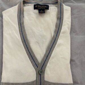 Buttery soft cardigan, 100% supima cotton, lighter weight in EUC, size M.